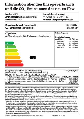 Audi A4 2.0 TDI quattro S-line Avant 150 kW image number 19