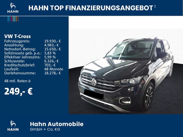 Volkswagen T-Cross 1.0 TSI 85 kW image number 4