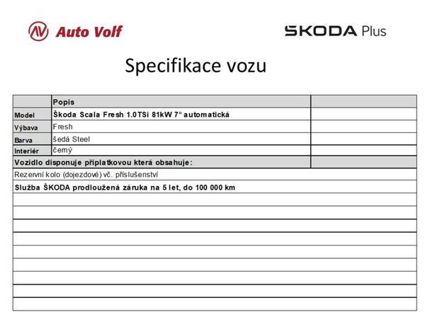 Skoda Scala 1.0 TSI 81 kW image number 5