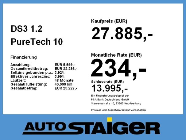 DS Automobiles 3 DS PureTech 96 kW image number 5