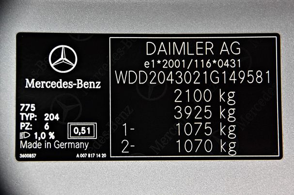 Mercedes-Benz C 220 Coupe CDI 7G-Tronic 125 kW image number 23