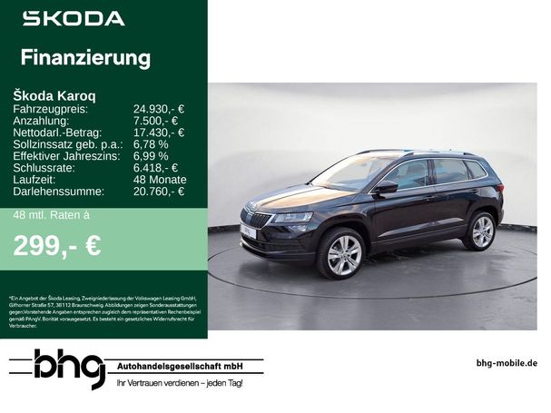 Skoda Karoq 1.5 TSI ACT DSG Style 110 kW image number 5