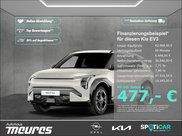 Kia EV3 kWh GT-Line 150 kW image number 3