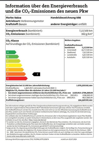 Volvo V90 B5 184 kW image number 8