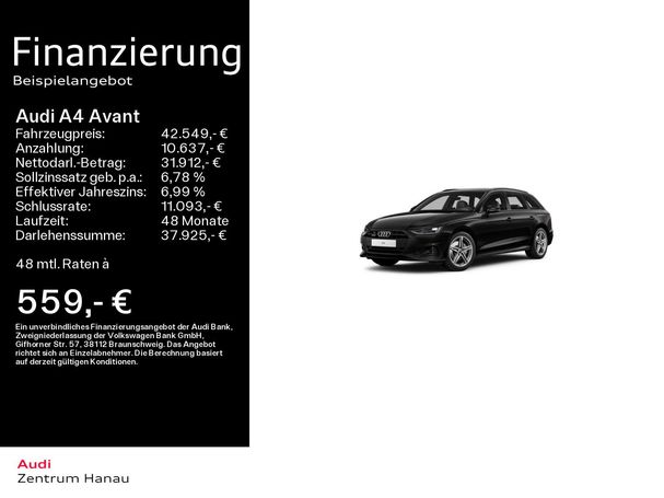 Audi A4 40 TDI quattro Avant Advanced 150 kW image number 2