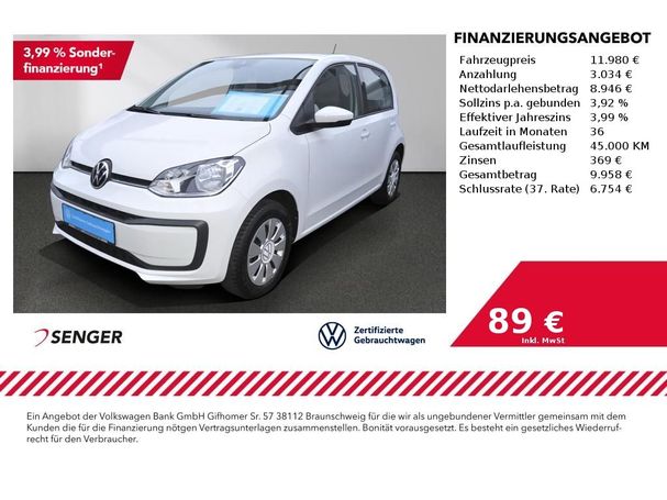 Volkswagen up! 1.0 48 kW image number 5