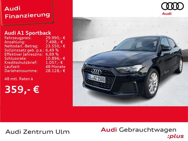 Audi A1 30 TFSI S tronic Advanced 85 kW image number 3