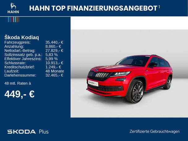 Skoda Kodiaq 2.0 TSI 4x4 DSG Sportline 140 kW image number 4