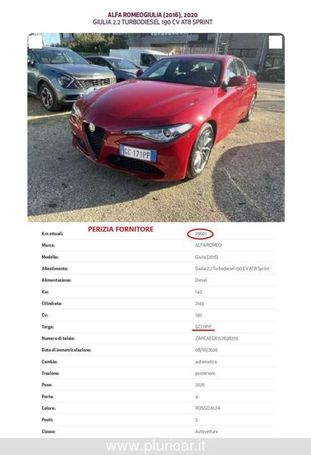 Alfa Romeo Giulia 2.2 AT8 140 kW image number 14