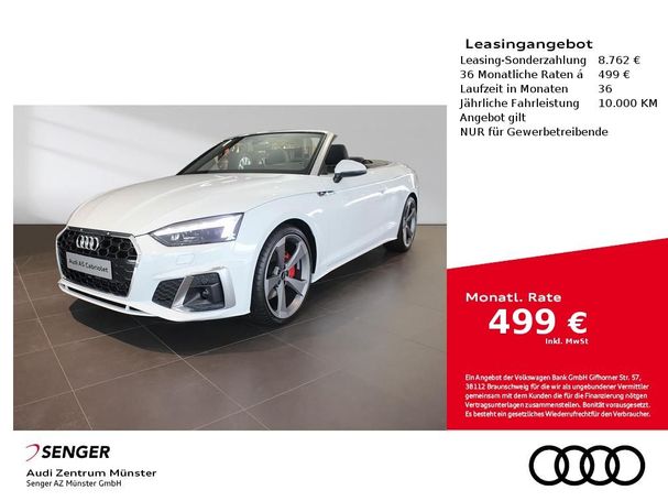 Audi A5 40 TDI quattro S-line Cabrio 150 kW image number 1