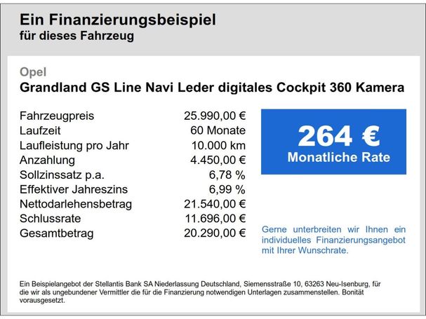 Opel Grandland DI GS Line 96 kW image number 6