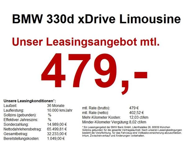 BMW 330d M Sportpaket xDrive 210 kW image number 10