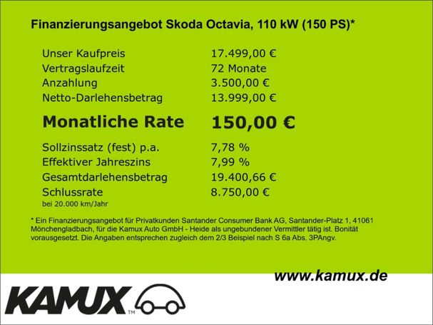 Skoda Octavia Combi 2.0 TDI 110 kW image number 13