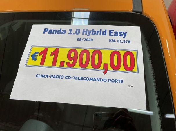 Fiat Panda 1.0 Hybrid Easy 51 kW image number 11