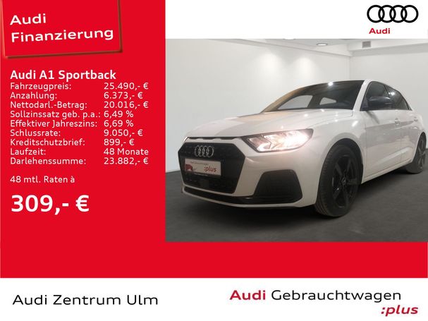 Audi A1 25 TFSI S tronic Sportback Advanced 70 kW image number 5