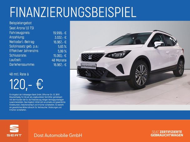 Seat Arona 1.0 TSI Style 85 kW image number 6