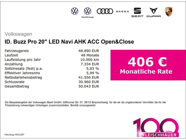 Volkswagen ID. Buzz Pro 150 kW image number 6