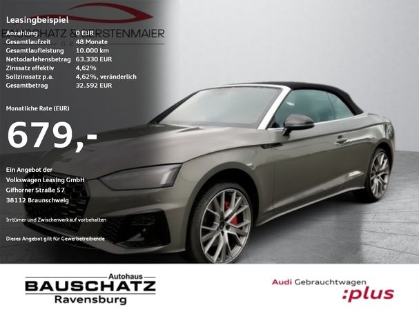 Audi A5 45 TFSI quattro S-line Cabrio 195 kW image number 2