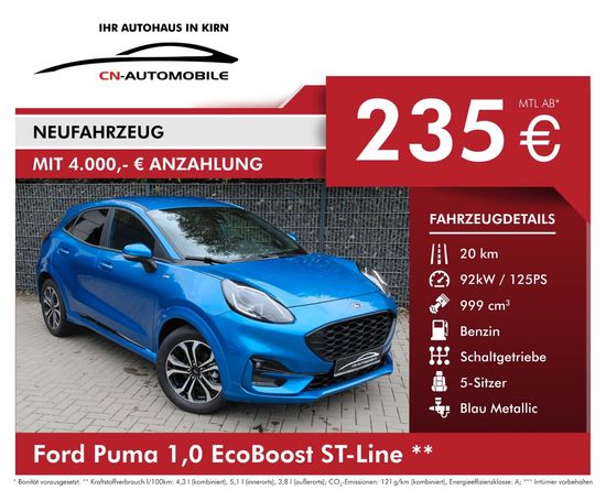 Ford Puma 1.0 EcoBoost ST-Line 92 kW image number 6