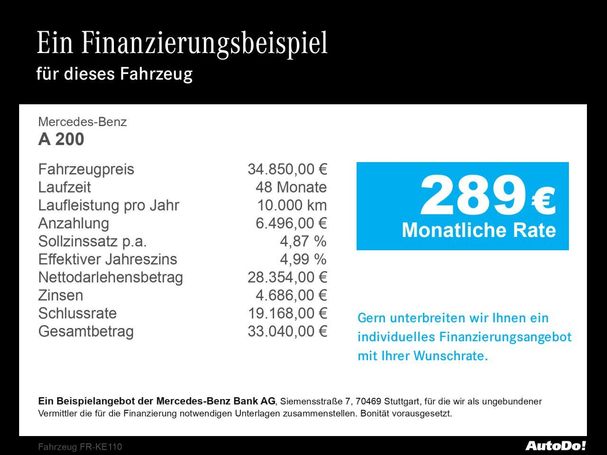 Mercedes-Benz A 200 120 kW image number 13