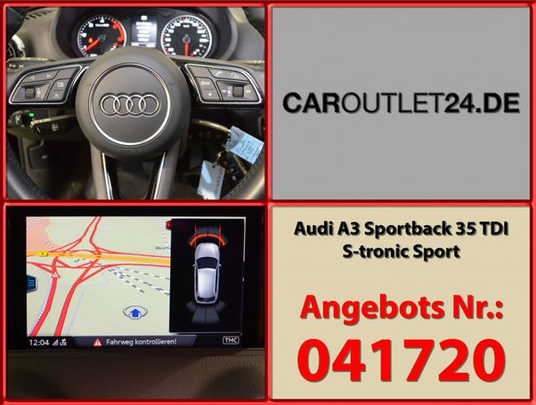 Audi A3 35 TDI S tronic Sport Sportback 110 kW image number 15