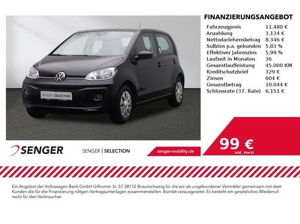 Volkswagen up! 1.0 48 kW image number 5