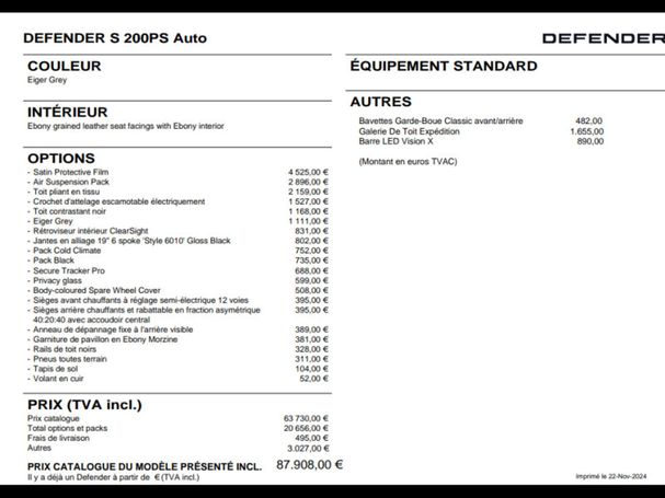 Land Rover Defender 90 D200 S 147 kW image number 12