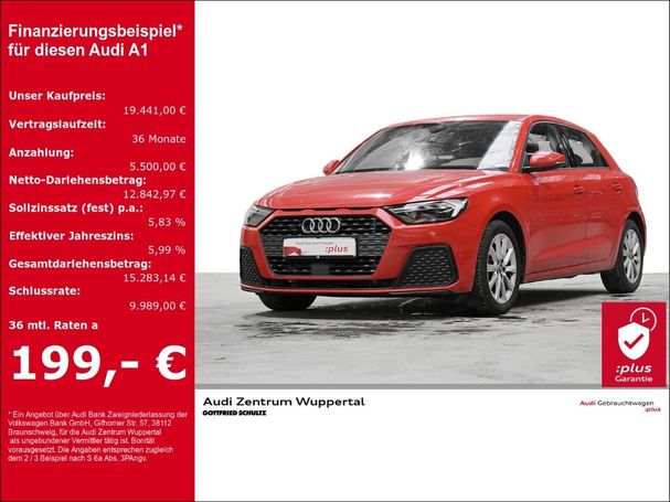 Audi A1 30 TFSI Sportback 85 kW image number 2