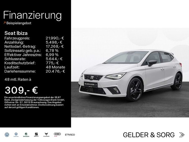 Seat Ibiza 1.0 TSI FR 81 kW image number 5