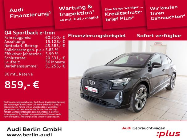 Audi Q4 50 quattro e-tron Sportback 220 kW image number 5