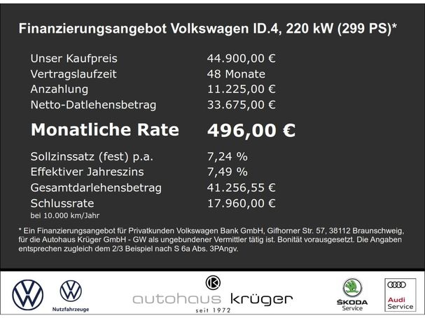 Volkswagen ID.4 GTX 4Motion 220 kW image number 6