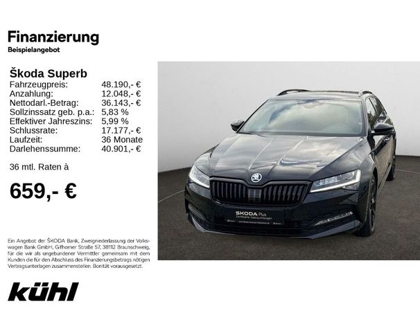 Skoda Superb Combi 2.0 TDI SportLine 4x4 DSG 147 kW image number 1