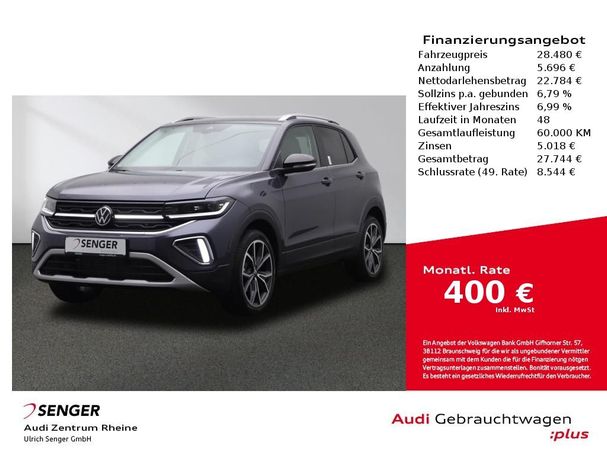 Volkswagen T-Cross 1.0 TSI Style 85 kW image number 1