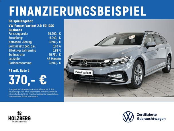 Volkswagen Passat Variant 2.0 TDI Business DSG 110 kW image number 6