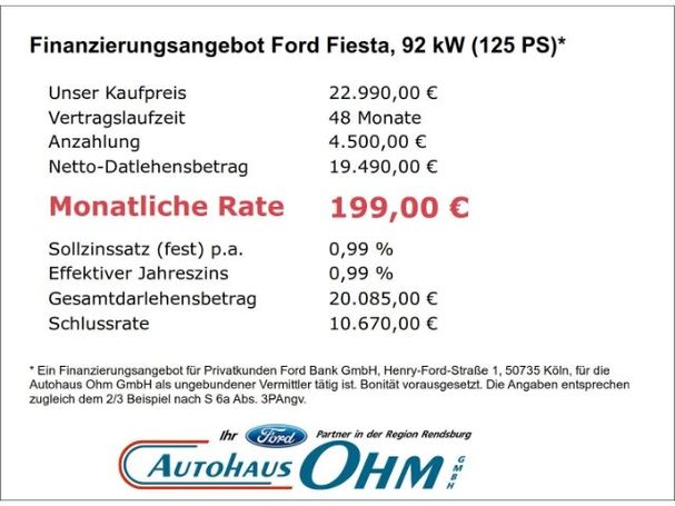 Ford Fiesta 1.0 EcoBoost ACTIVE 92 kW image number 6