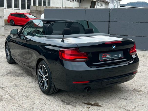 BMW 218i Cabrio Sport Line 100 kW image number 12