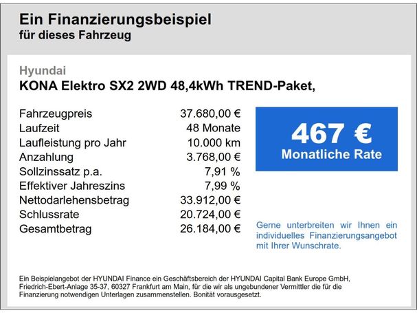 Hyundai Kona Trend 115 kW image number 6