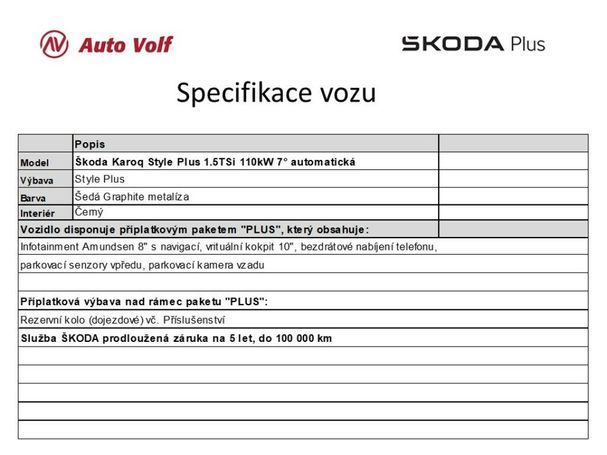 Skoda Karoq 1.5 TSI Style 110 kW image number 5