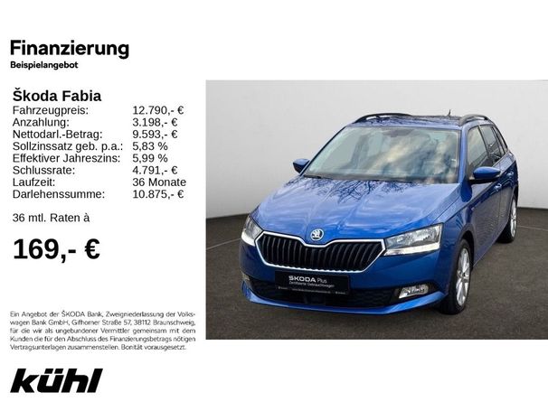 Skoda Fabia Combi 1.0 TSI 70 kW image number 1