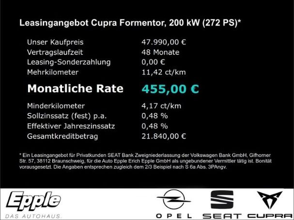 Cupra Formentor VZ 1.5 e-Hybrid 200 kW image number 4