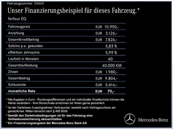 Smart ForFour EQ 60 kW image number 12