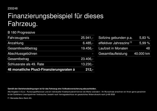 Mercedes-Benz B 180 100 kW image number 24