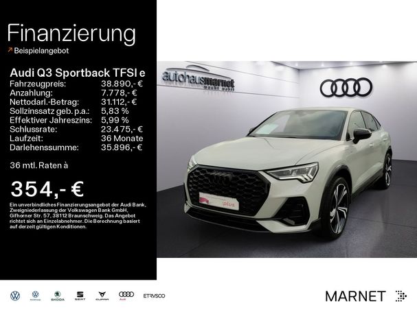 Audi Q3 TFSIe S-line Sportback 180 kW image number 8