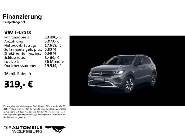 Volkswagen T-Cross 1.0 TSI 70 kW image number 5