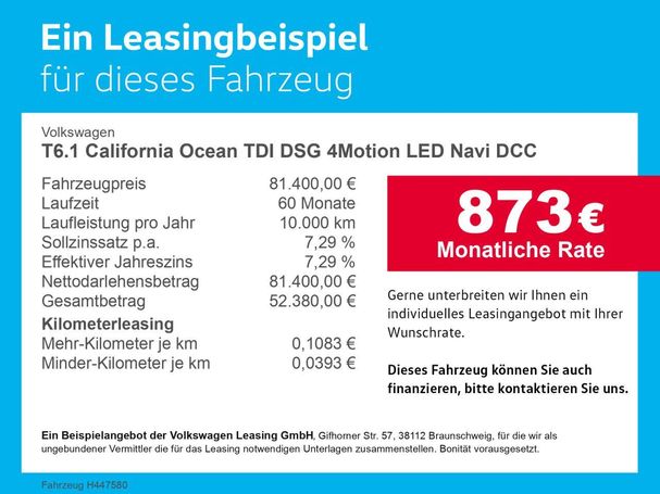 Volkswagen T6 California TDI Ocean 4Motion DSG 150 kW image number 4