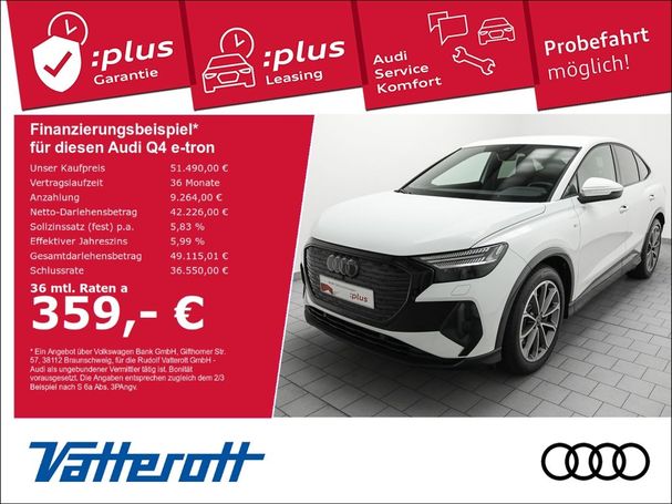 Audi Q4 50 quattro e-tron S-line Sportback 220 kW image number 5