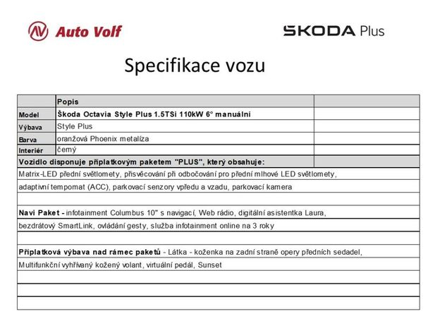 Skoda Octavia 1.5 TSI Style 110 kW image number 5