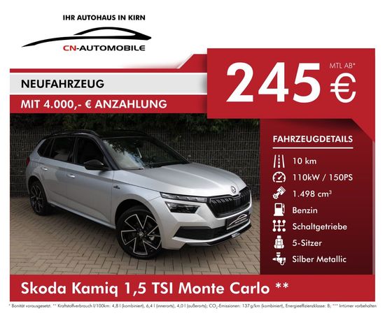 Skoda Kamiq 1.5 TSI 110 kW image number 3