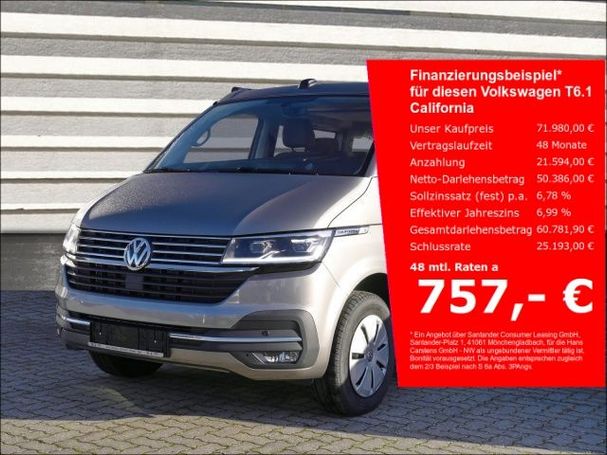 Volkswagen T6 California DSG Ocean 110 kW image number 6