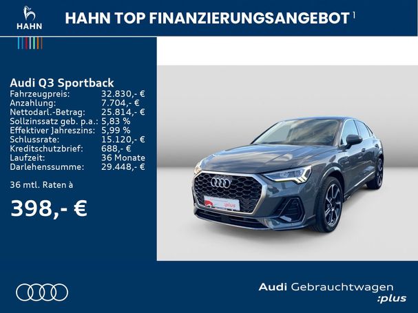 Audi Q3 35 TFSI Sportback 110 kW image number 5